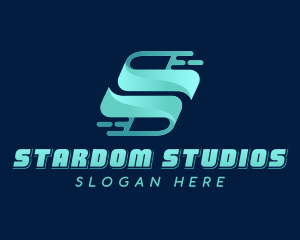 Media Studio Letter S logo design