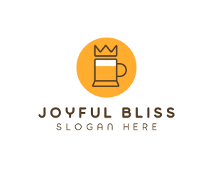 Royal Beer Mug logo design