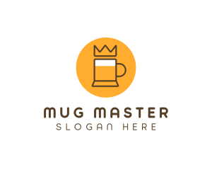 Royal Beer Mug logo design