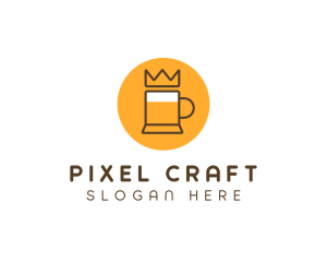 Royal Beer Mug logo design