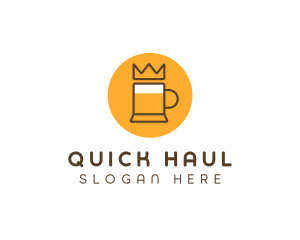 Royal Beer Mug logo design