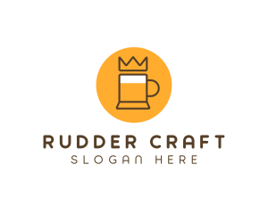 Royal Beer Mug logo design