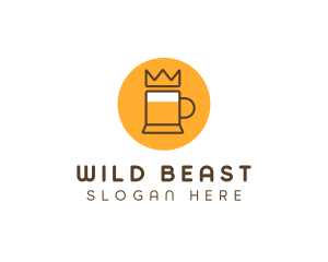 Royal Beer Mug logo design