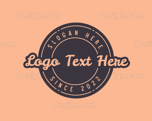 Retro Badge Brand Logo