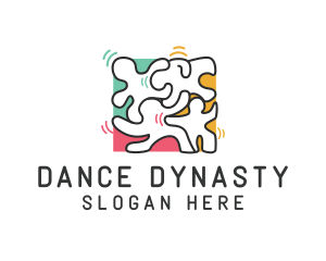 Puzzle Dancing People logo