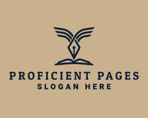 Writing Quill Pen logo