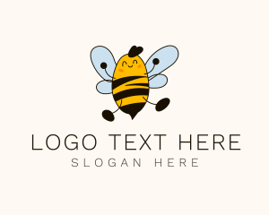 Happy Flying Bee logo