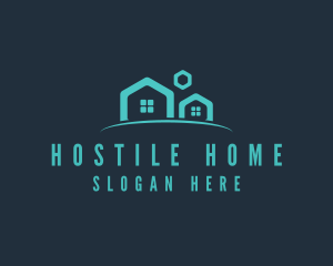 Hexagon Home Residence logo design