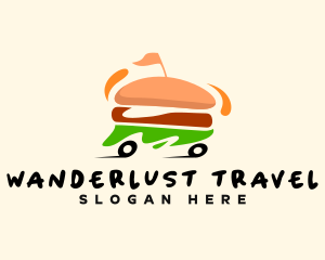 Hamburger Snack Food Delivery logo