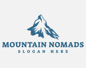 Frozen Mountain Peak  logo design