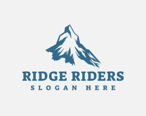 Frozen Mountain Peak  logo design