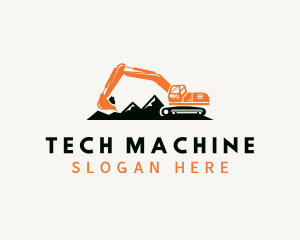 Mountain Excavator Machine logo