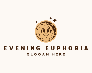 Night Evening Moon logo design