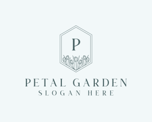 Floral Tulip Florist Wedding logo design