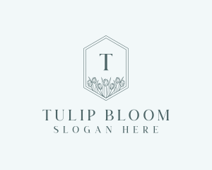 Floral Tulip Florist Wedding logo design