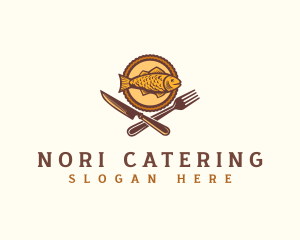 Fish Seafood Restaurant logo design