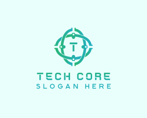 Cybersecurity Tech Developer logo design