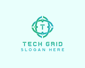 Cybersecurity Tech Developer logo design