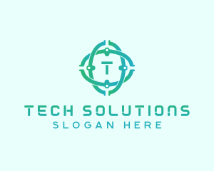 Cybersecurity Tech Developer logo design