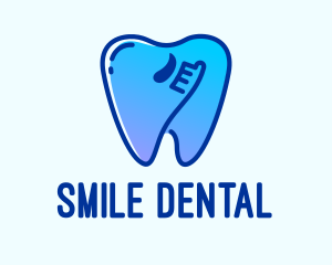 Blue Dental Toothpaste  logo design