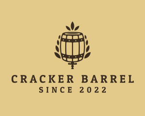 Beer Keg Barrel Brewery  logo design