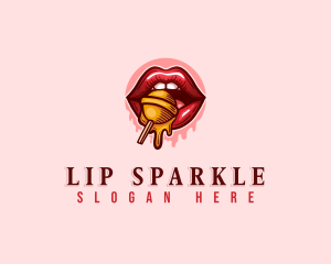 Sexy Lips Candy logo design