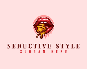 Sexy Lips Candy logo design