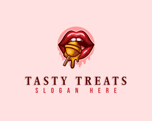 Sexy Lips Candy logo design