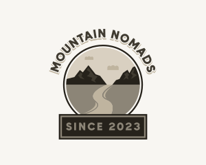 Nature Mountain Road logo design