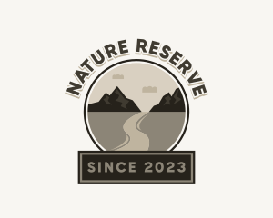 Nature Mountain Road logo design