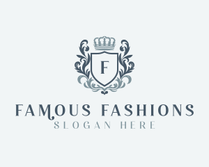 Fashion Royalty Shield logo design