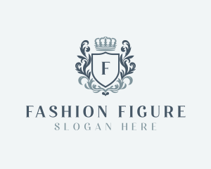 Fashion Royalty Shield logo design