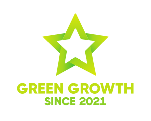 Green Star Talent logo design