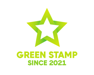 Green Star Talent logo design