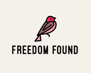 Lovebird Bird Pet logo design