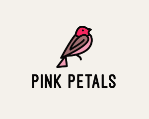 Lovebird Bird Pet logo design