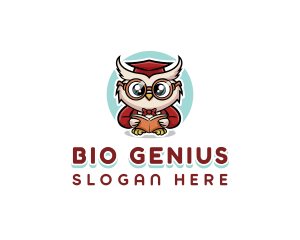 Owl School Genius logo design