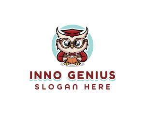 Owl School Genius logo design