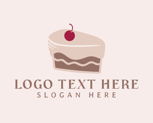 Chocolate Cake logo example 3