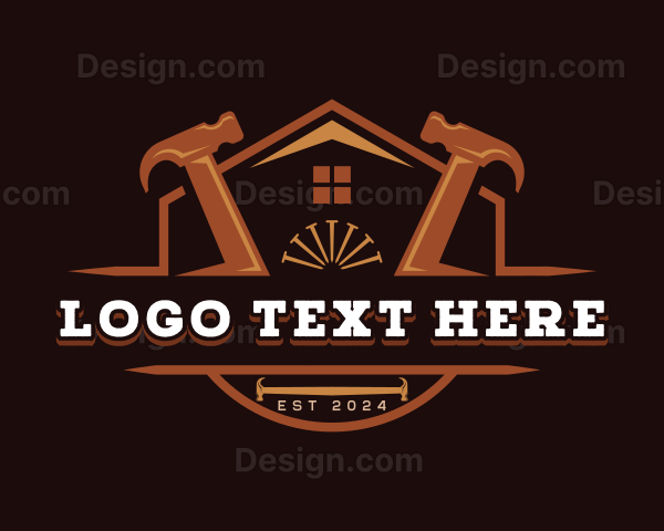 Hammer Roof Carpentry Logo