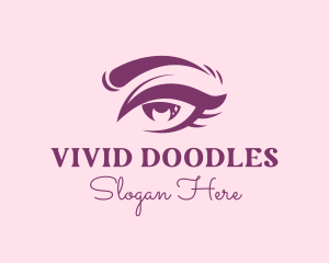 Dreamy Eye Lashes logo design