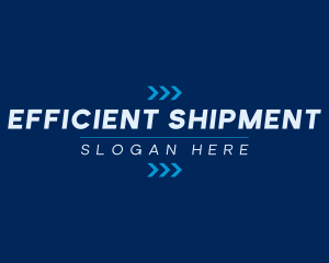 Logistics Forwarding Shipment logo design