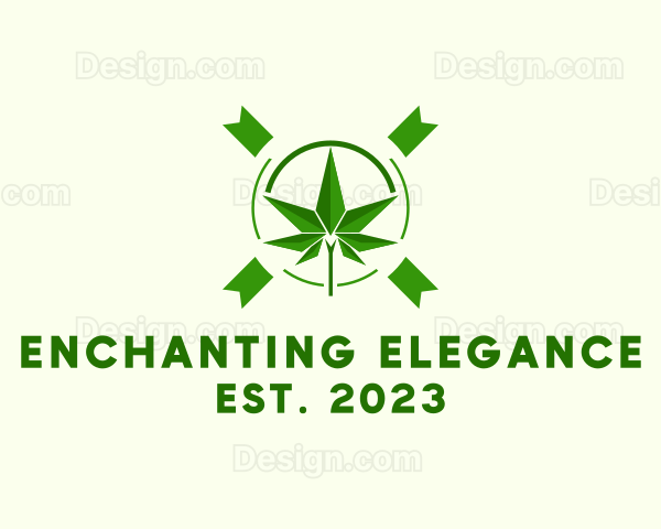 Marijuana Leaf Weed Logo