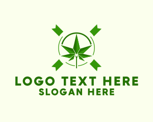 Marijuana Leaf Weed Logo