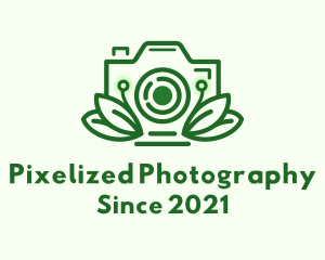  Leaf Decor Camera logo design