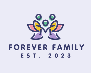 Family Planning Flower  logo design