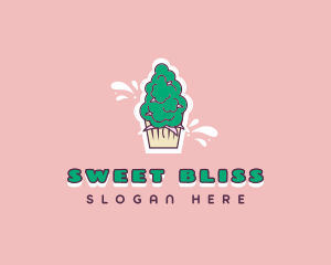 Pastry Cannabis Flower logo design