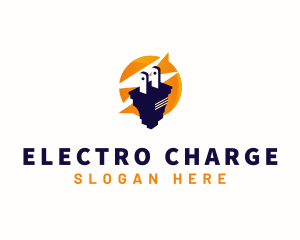 Electric Plug Energy logo design