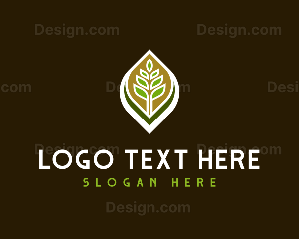 Leaves Plant Environment Logo