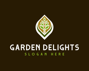 Leaves Plant Environment logo design